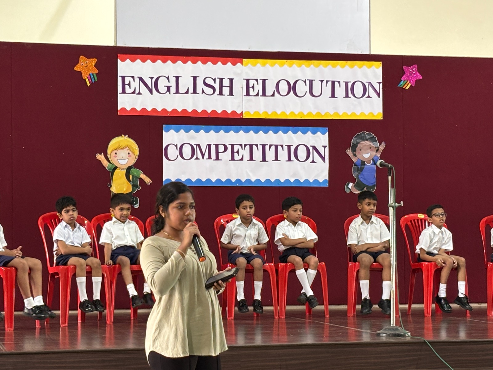 English Elocution Competition – Std. I and II